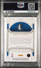 2023 National Treasures Dereck Lively II Rookie Patch Auto RPA /99 PSA 9 POP 1